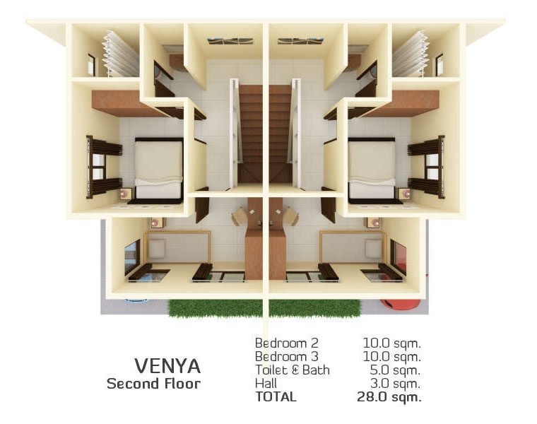 venya floor plan, almiya mandaue