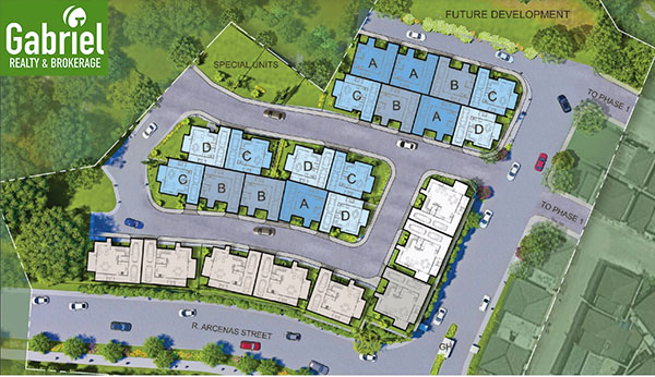 site development plan of ridges at casa rosita in paseo arcenas banawa