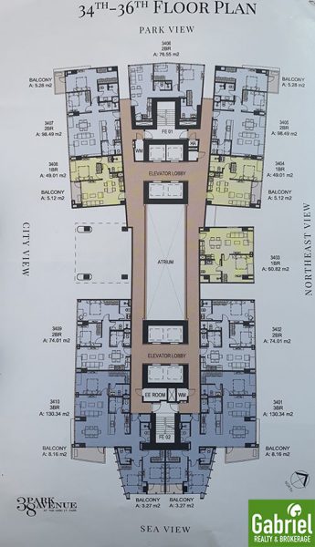 building floor plan of 38 park avenue