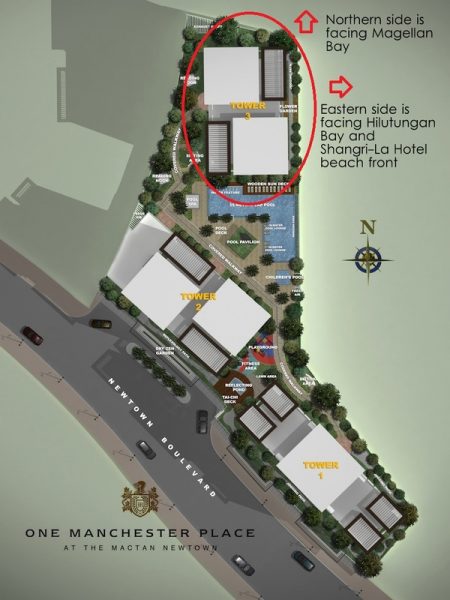 site development plan of one manchester place mactan newtown