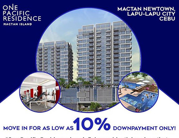 one pacific residence, rent to own condo in mactan newtown