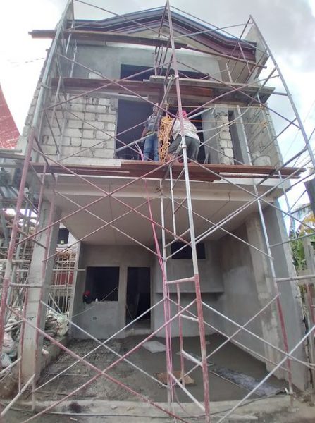 construction update of belle maison cebu