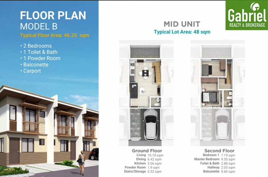 casa mira south expansion townhouse model b