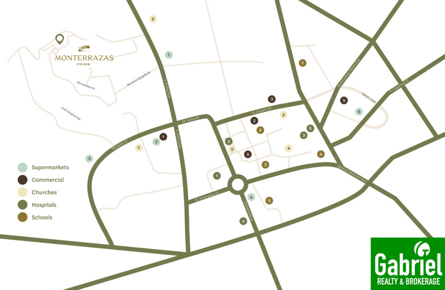 Monterrazas Price location