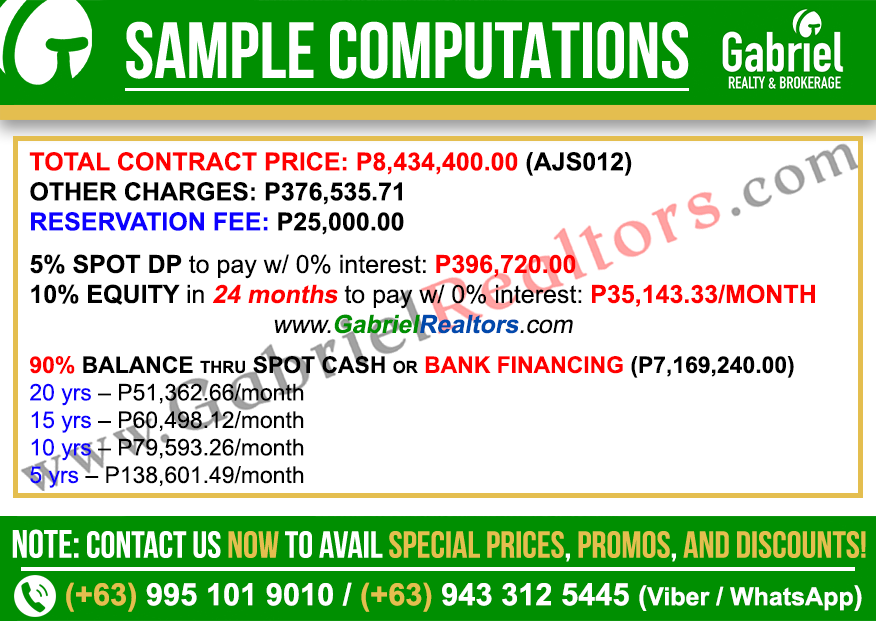 Ajoya Sinaya Model Sample Computation