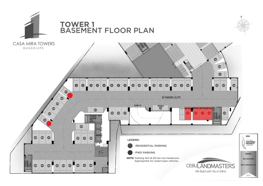 casa mira towers guadalupe parking unit floor plan