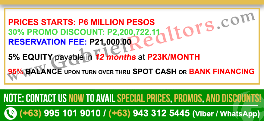 One Oasis Cebu 2 Bedroom Sample Computation