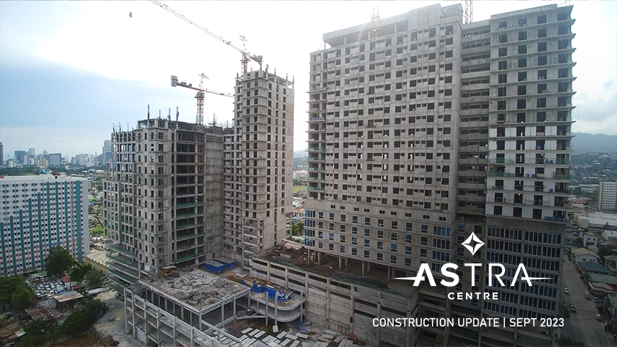 astra centre construction update, astra condominium in near cebu it park