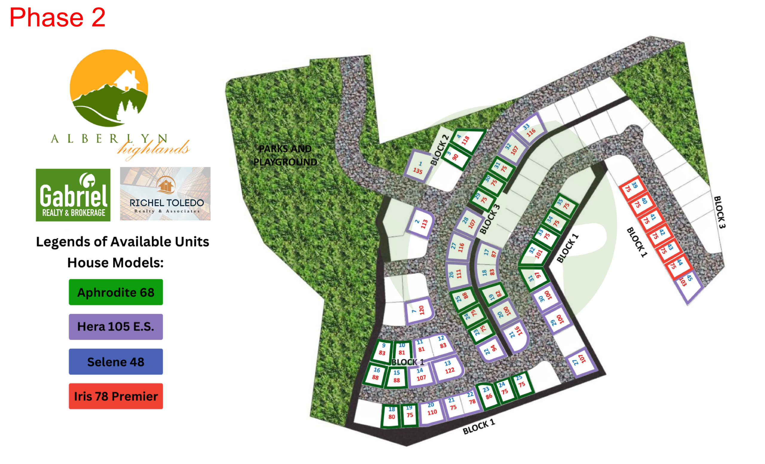 Alberlyn Highlands Inventory Map