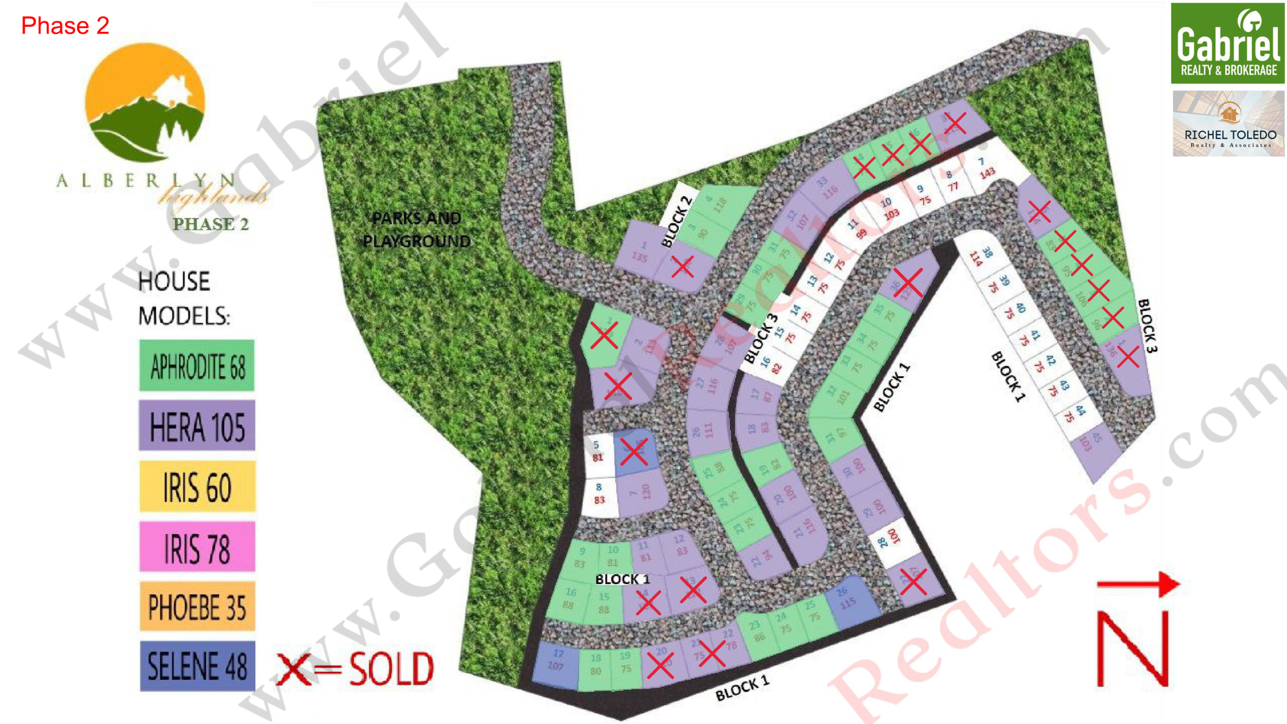 Alberlyn Highlands Inventory Map