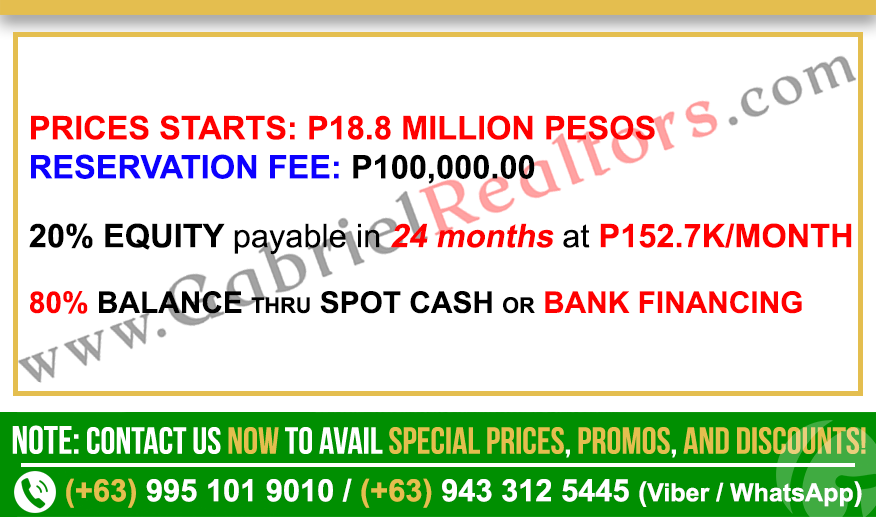 One Tectona Condo Single Detached Villas Sample Computations