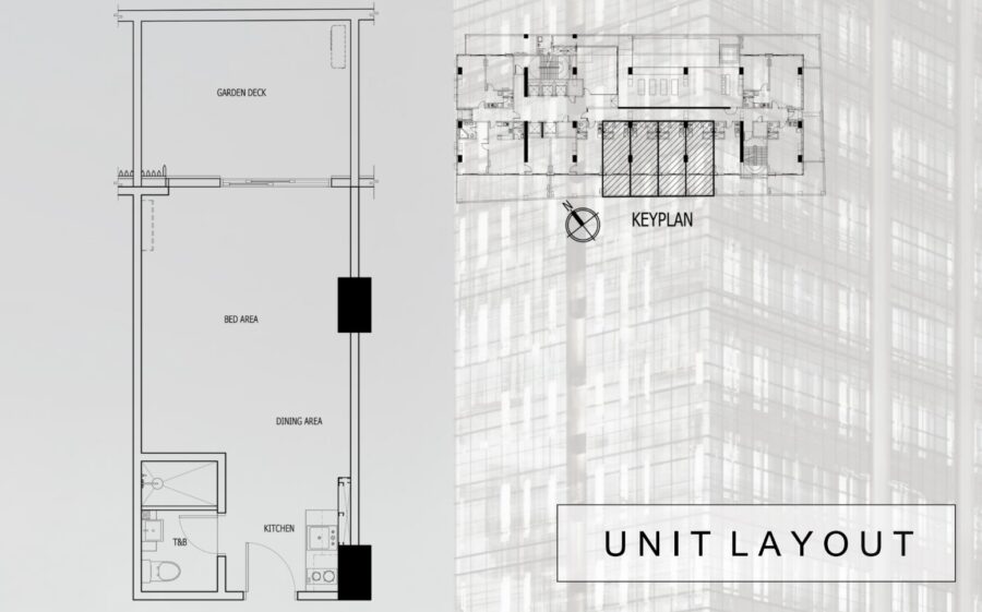 garden suities floor plan, meridian by avenir