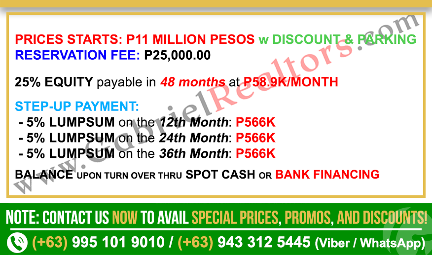 The Pearl Global Residences 1-BEDROOM WITH BALCONY Sample Computation