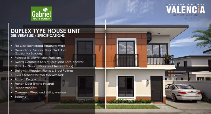 duplex house for sale in liloan, valencia liloan