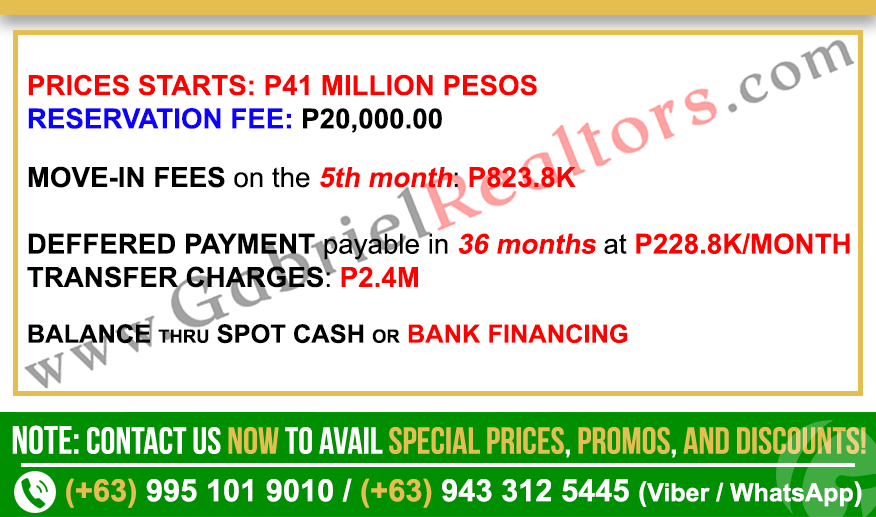 Grand Residences Condominium Cebu 3 Bedroom Penthouse Sample Computation