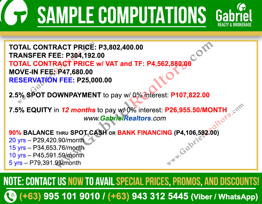 Bamboo Bay Studio Sample Computations