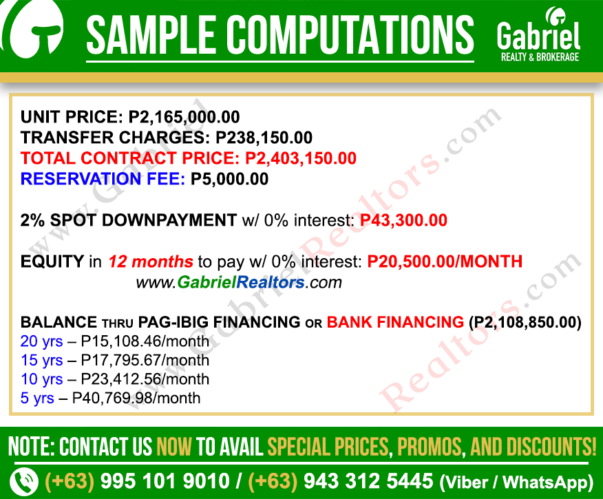 BLOQ CENTRO MANDAUE Studio Sample Computation