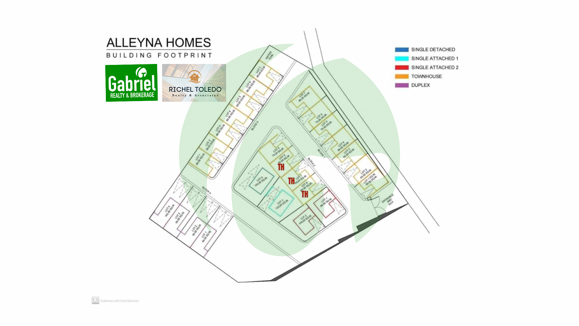 Alleyna Homes Site Development Map