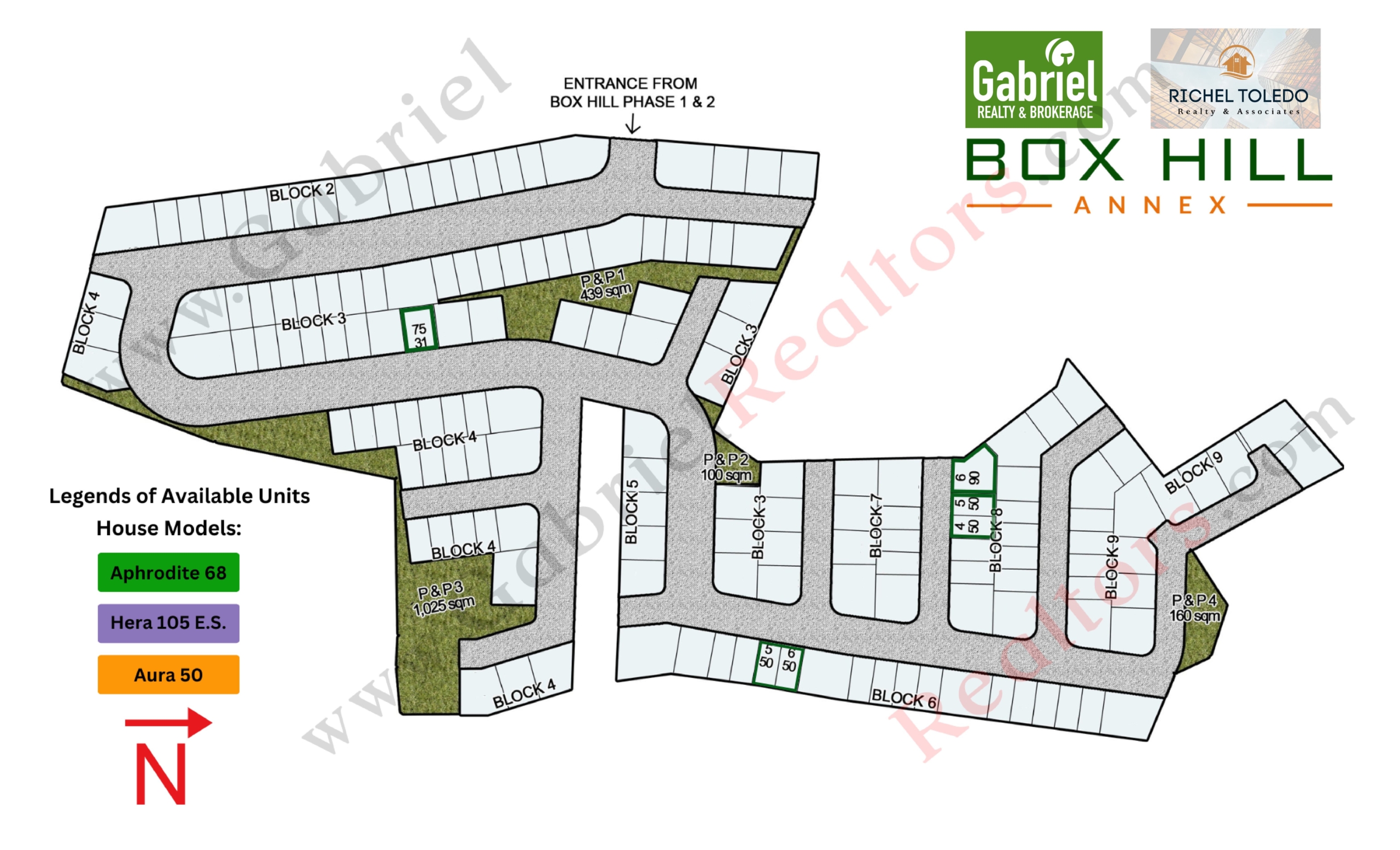 Box Hill Annex Inventory Map