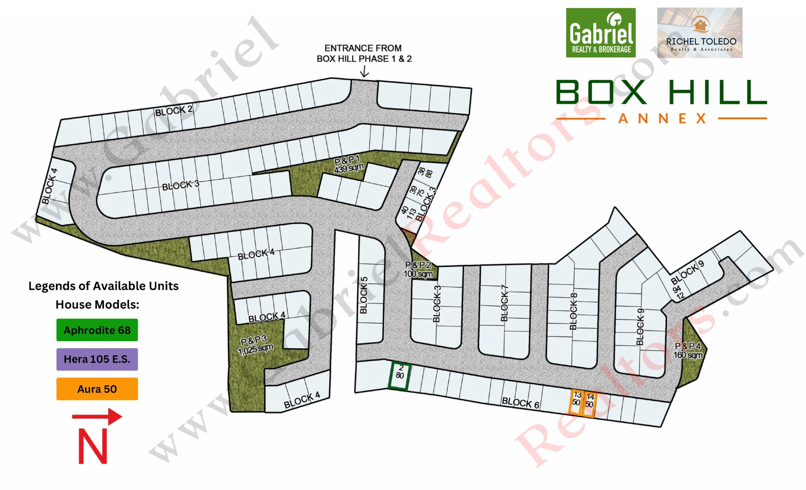 Box Hill Annex Inventory Map