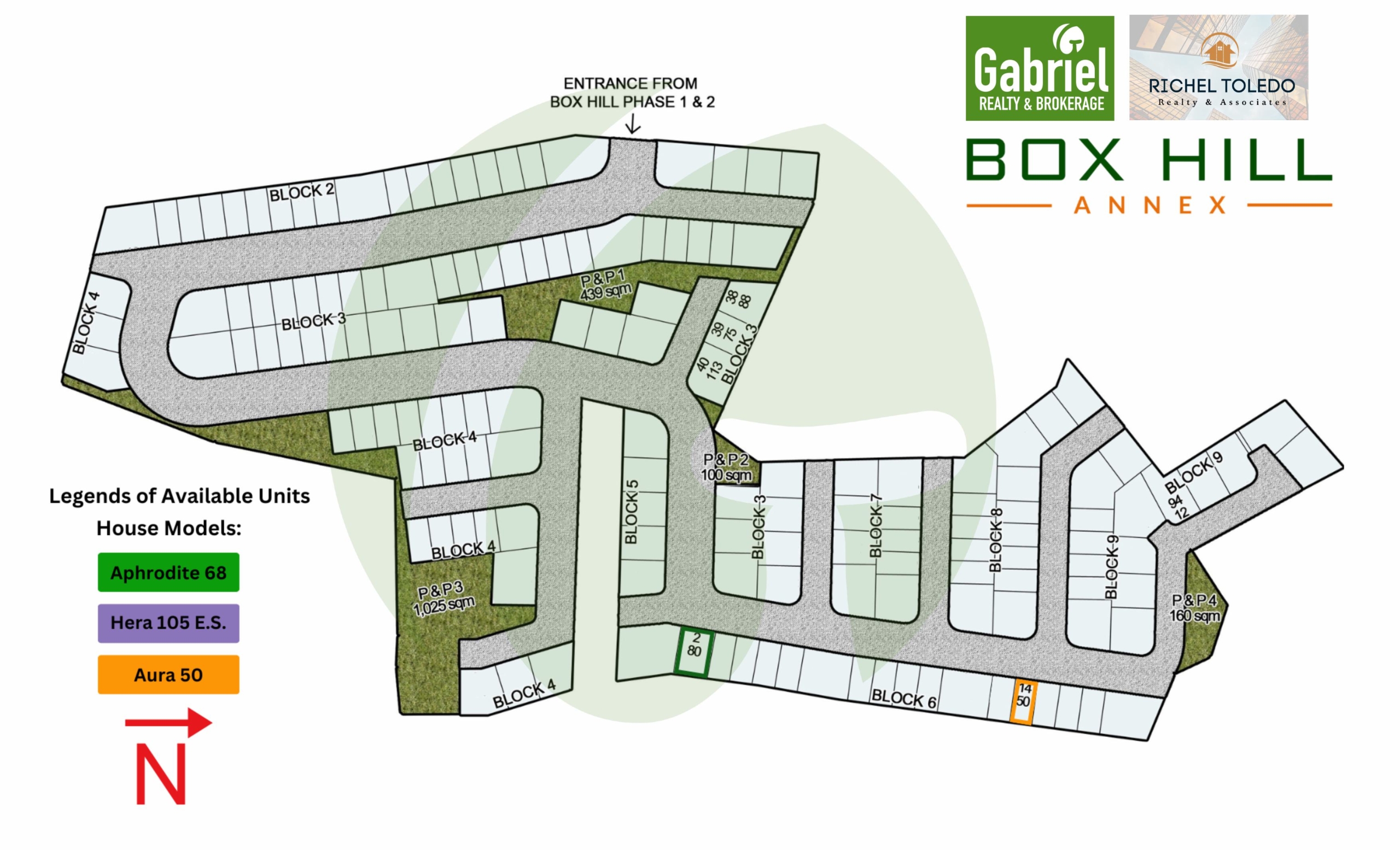 Box Hill Annex Inventory Map
