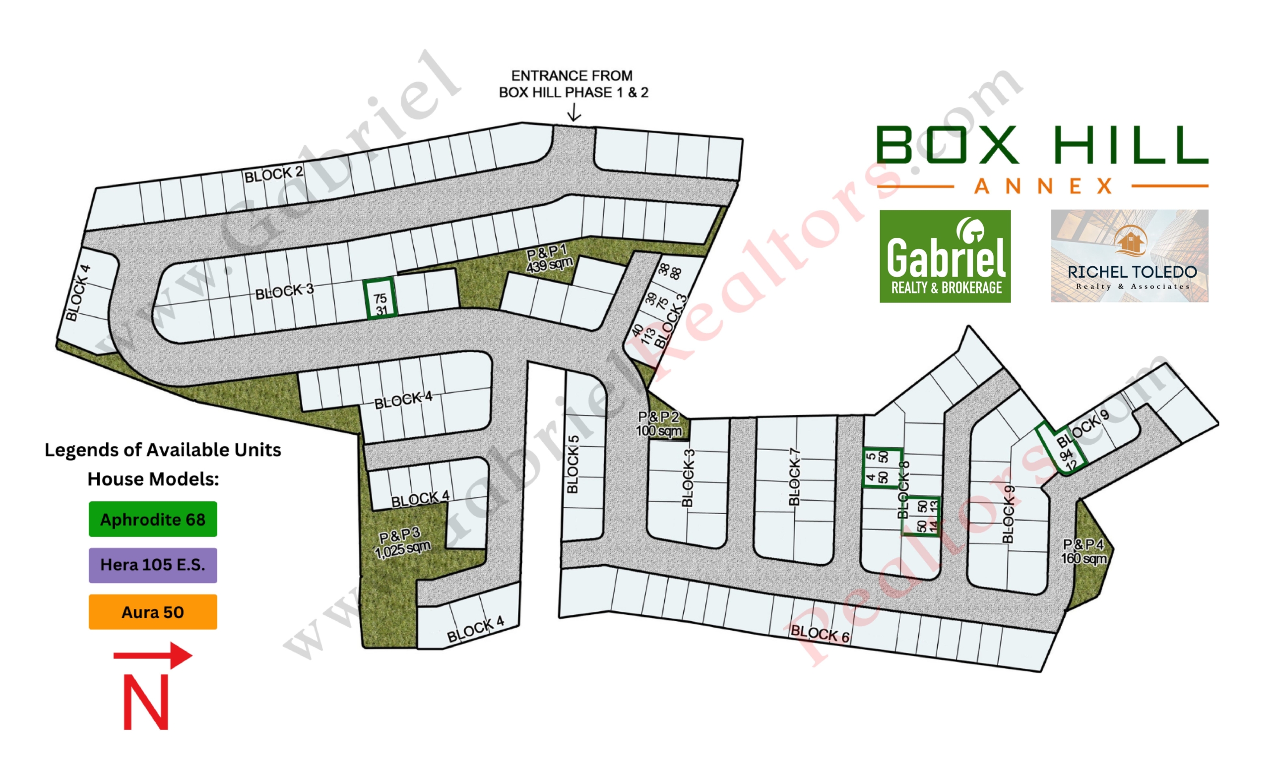 Box Hill Annex Inventory Map