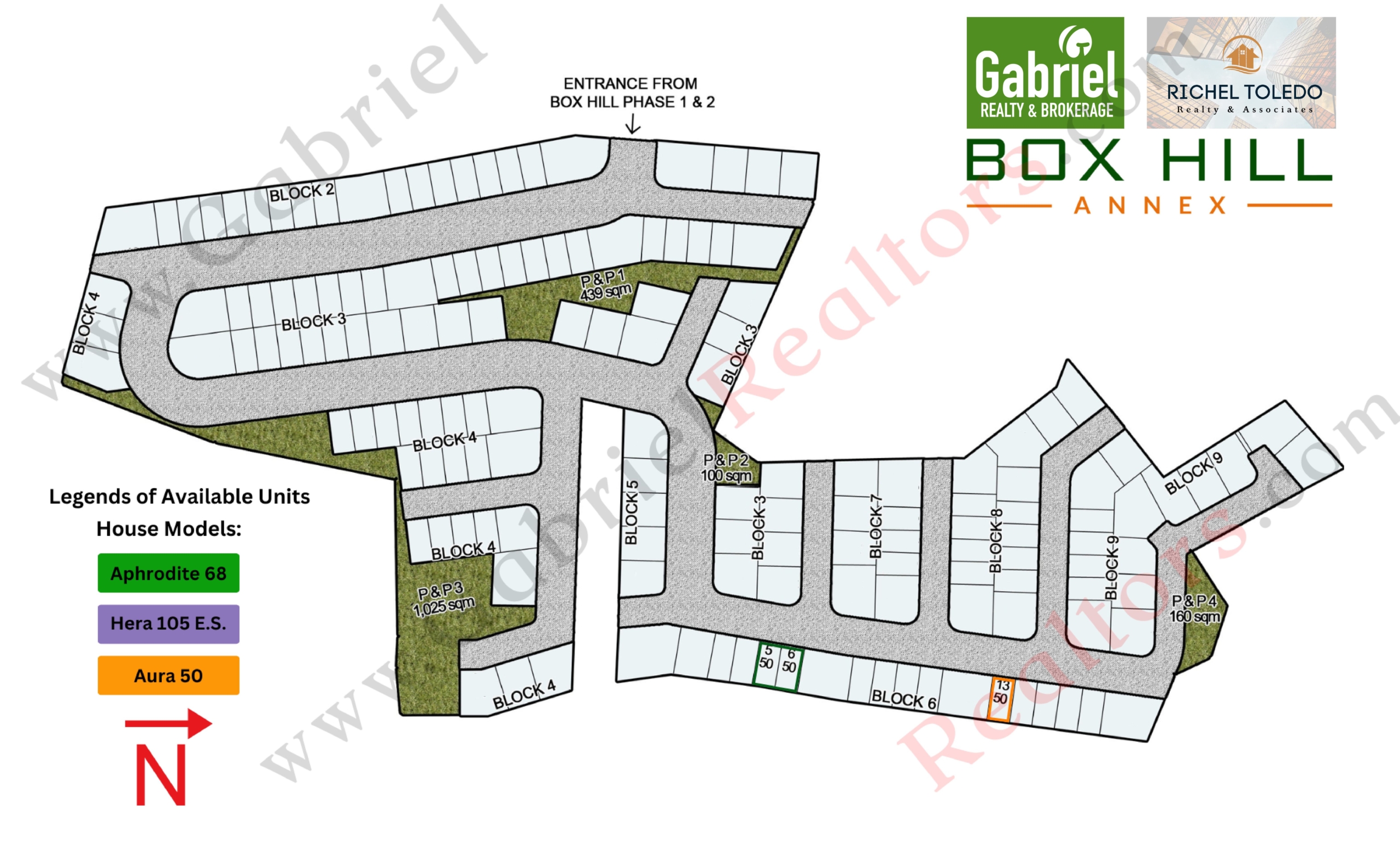 Box Hill Annex Inventory Map