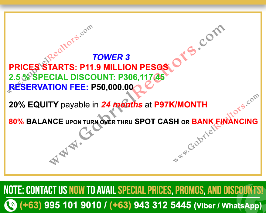 Galleria Residences Executive 1 Bedroom Unit Sample Computation