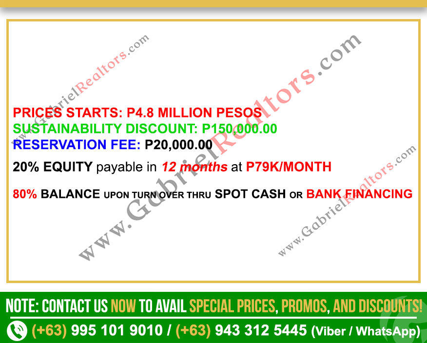 Trillium Residences Studio with Balcony Sample Computation