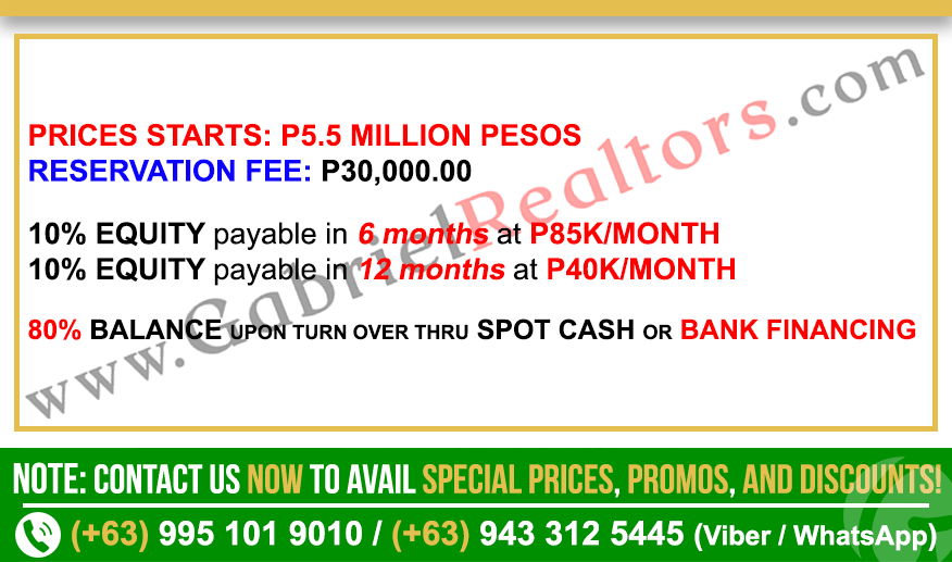 Riverbreeze Budget Homes Townhouse Sample Computation