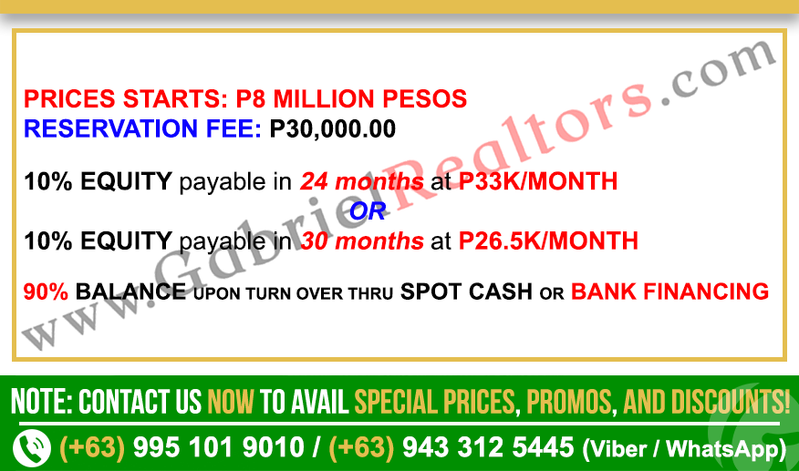 Georgia Residences 2-Storey Townhouse Sample Computation