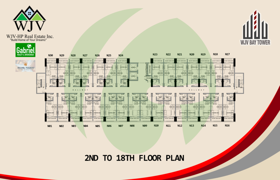 WJV Bay Tower Floor Plan