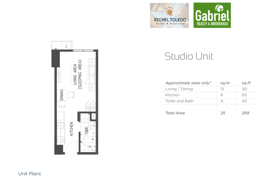 Studio Unit Floor Plan Cerule