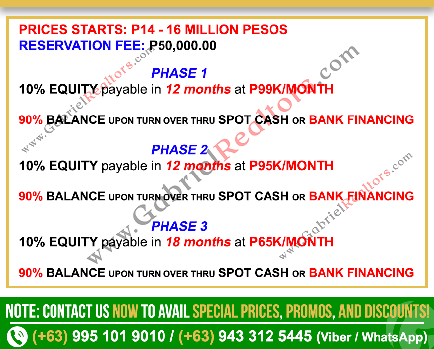 Kahale Residences Moana Sample Computation