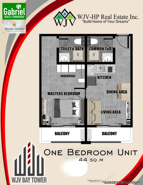 WJV Bay Tower 1 Bedroom Unit