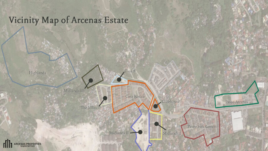 arcenas highlands cebu, lot-only subdivision in cebu city