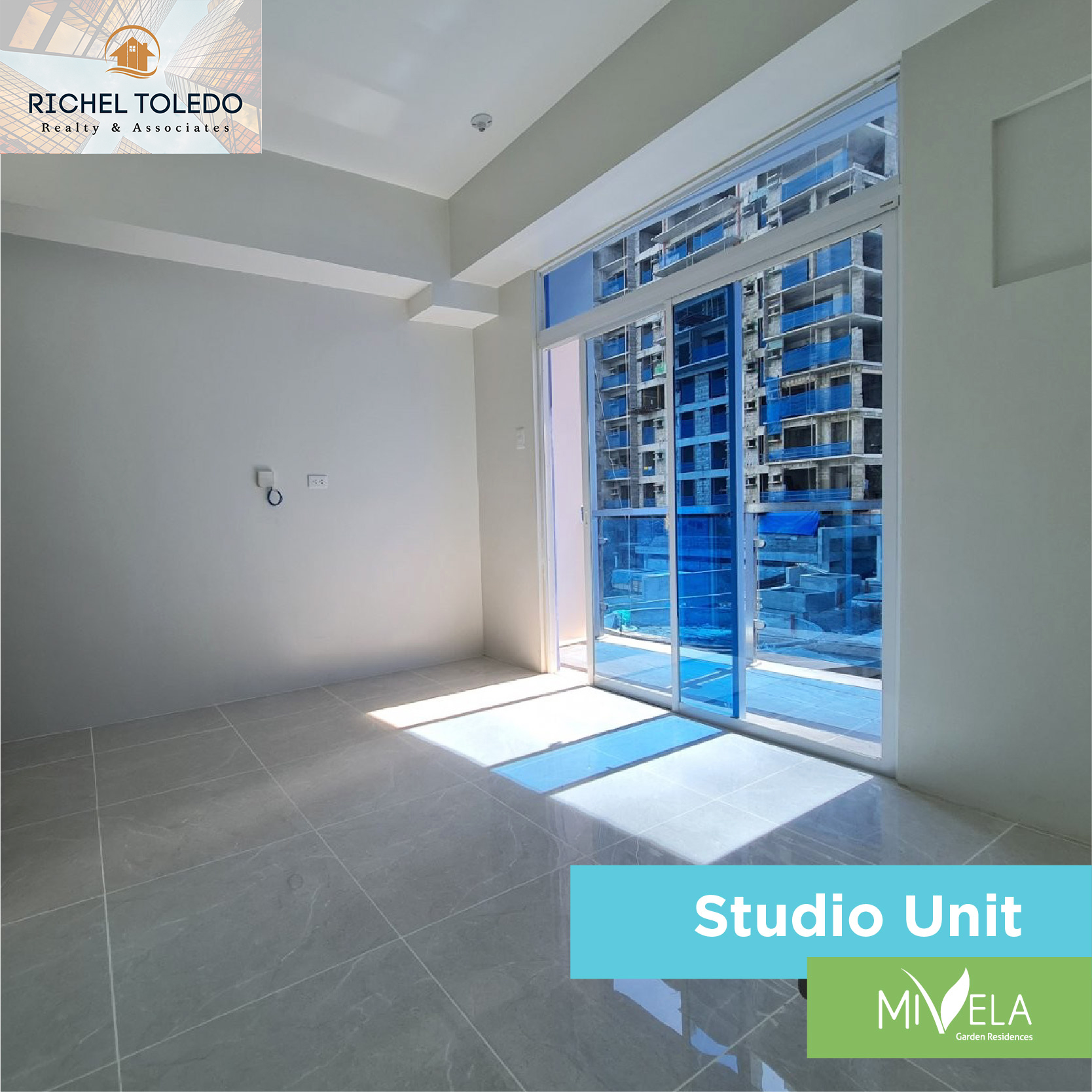 studio with balcony for sale in cebu city, mivela garden residences