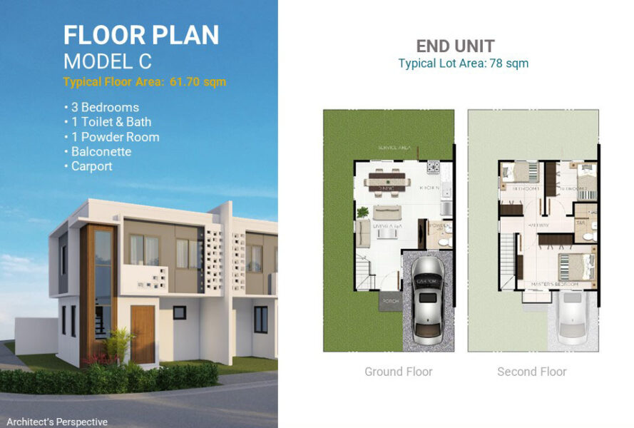 townhouse for sale in danao, casa mira homes danao