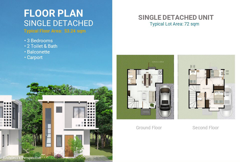 single detached house for sale in danao, casa mira homes danao