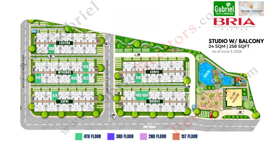 Bria Flats Mactan Site Map