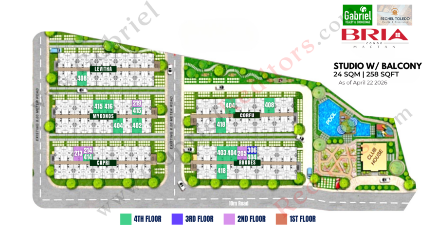 Bria Flats Mactan Site Map