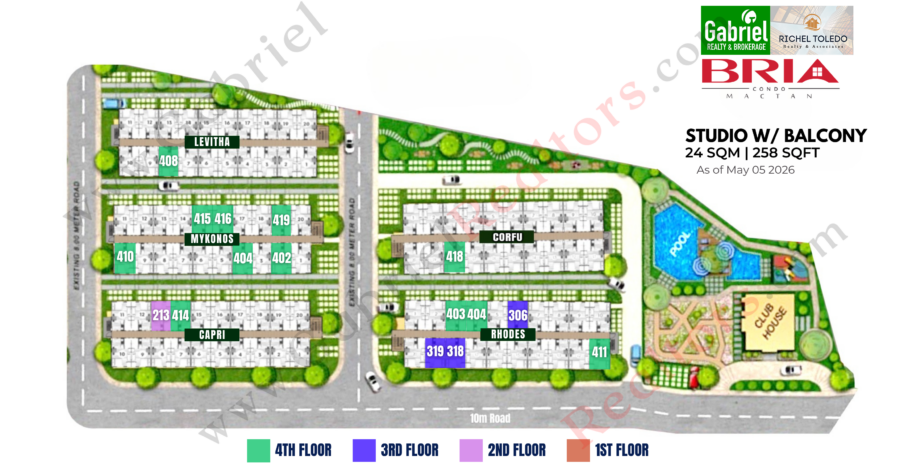 Bria Flats Mactan Site Map