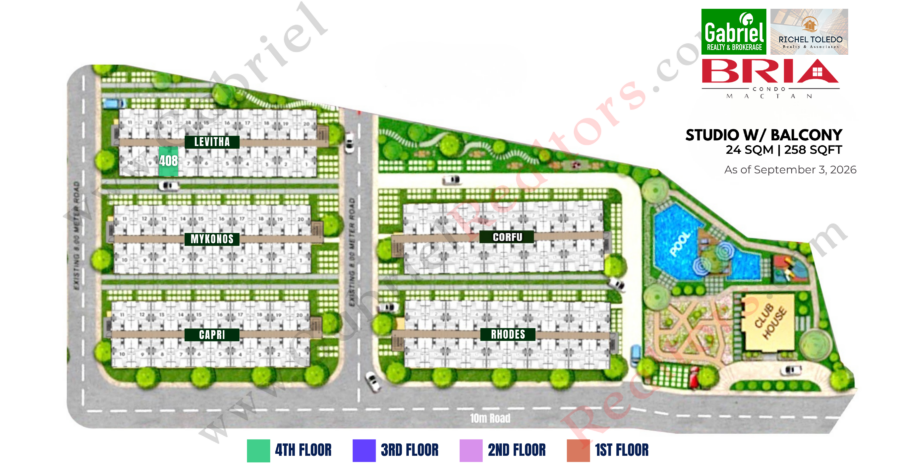 Bria Flats Mactan Site Map