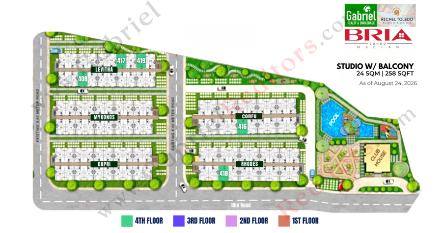 Bria Flats Mactan Site Map