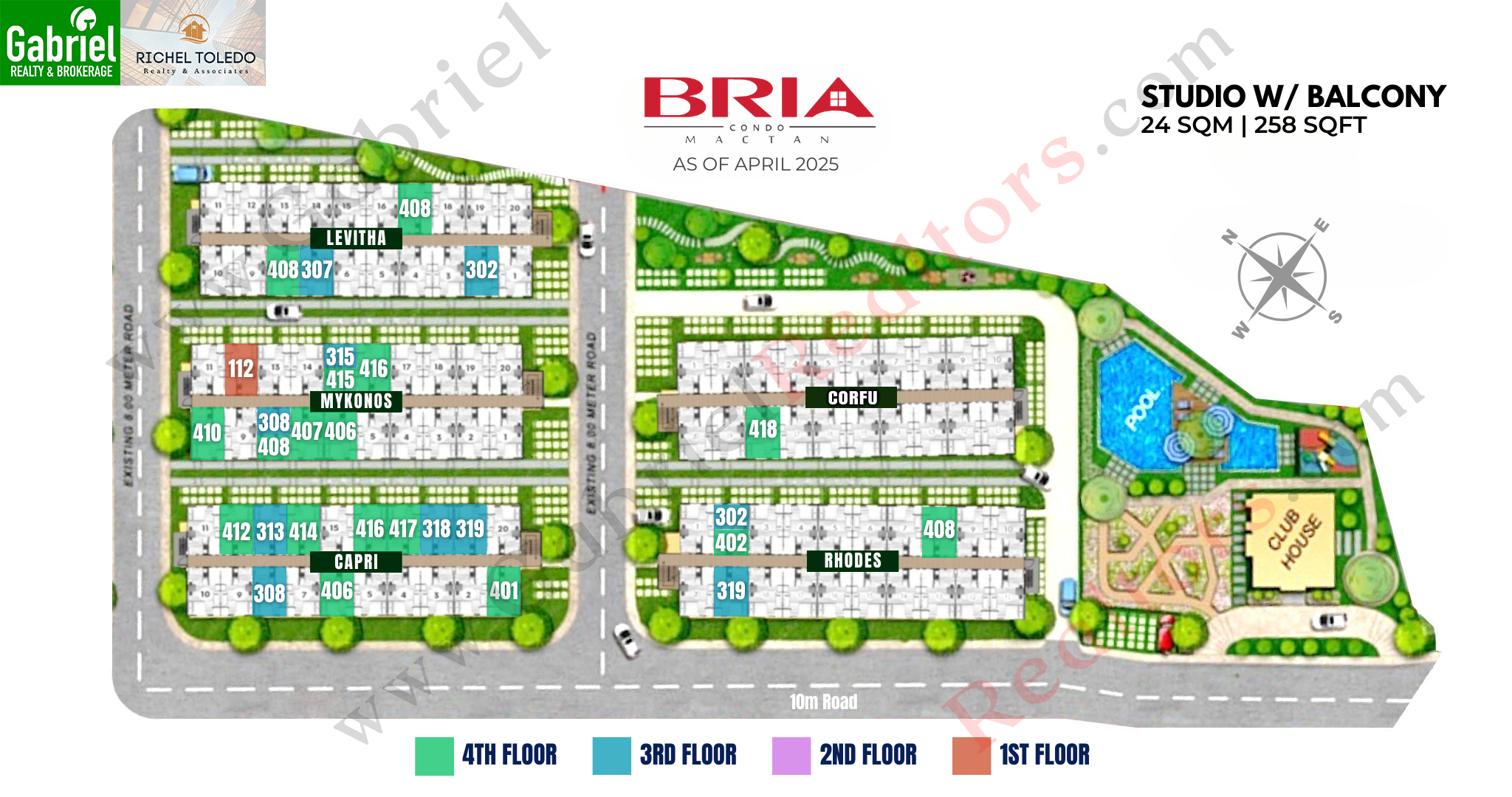 Bria Flats Mactan Site Map