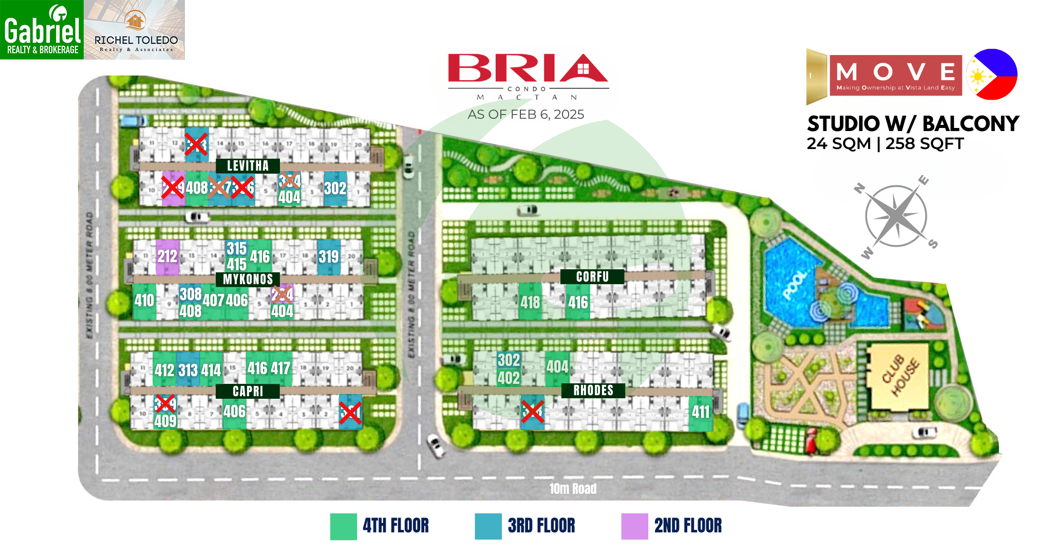 Bria Flats Mactan Site Map