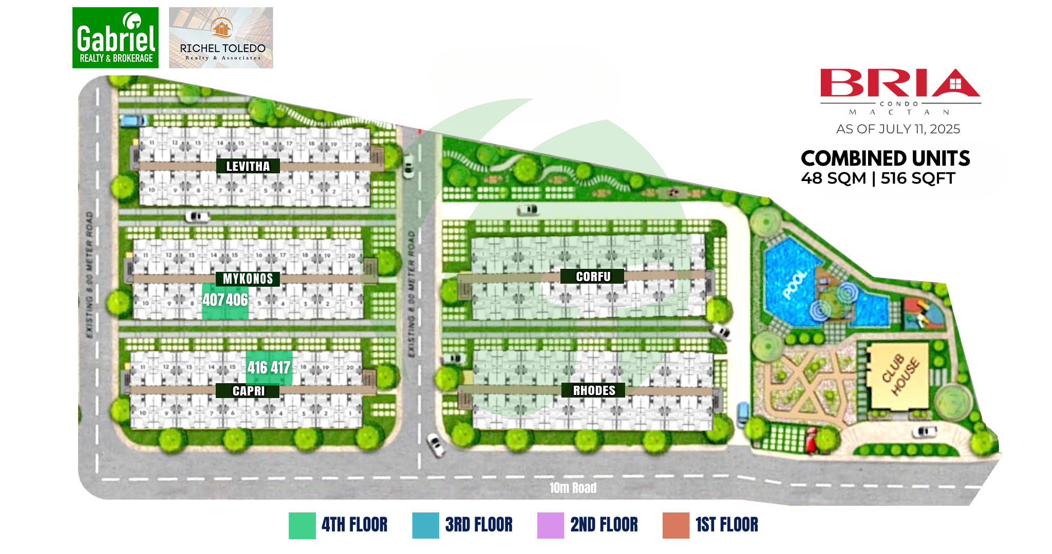 Bria Flats Mactan Site Map