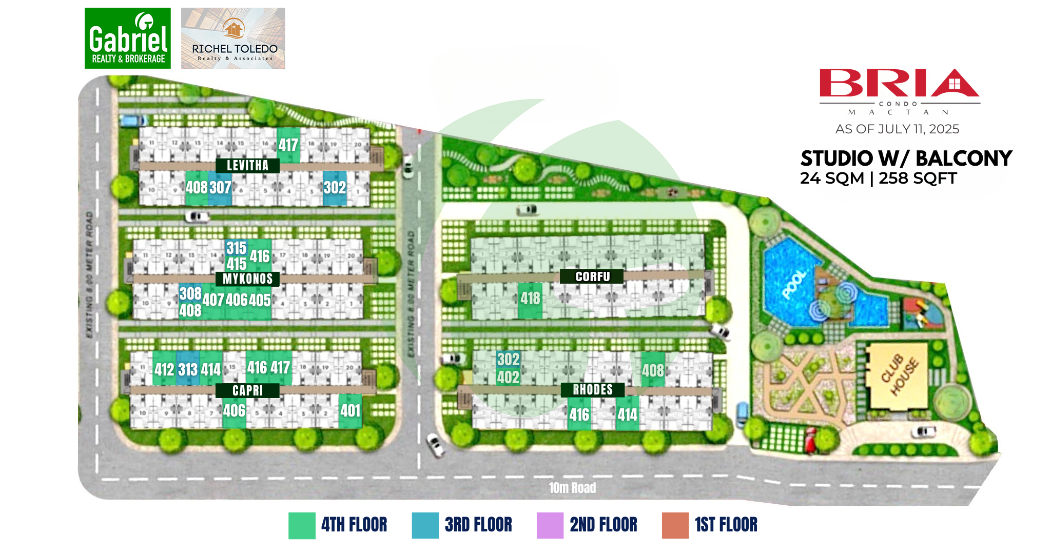 Bria Flats Mactan Site Map