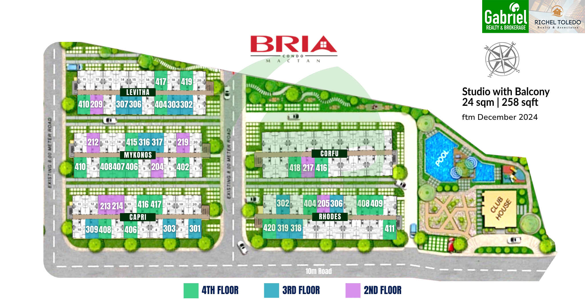 Bria Flats Mactan Site Map