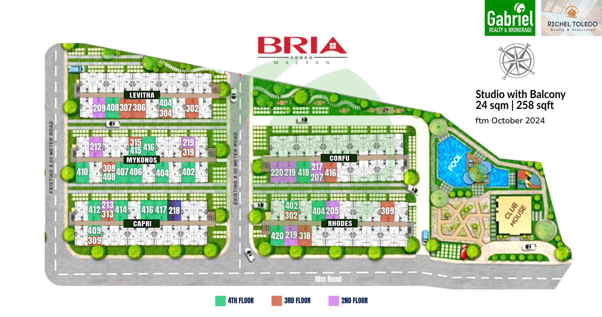 Bria Flats Mactan Site Map